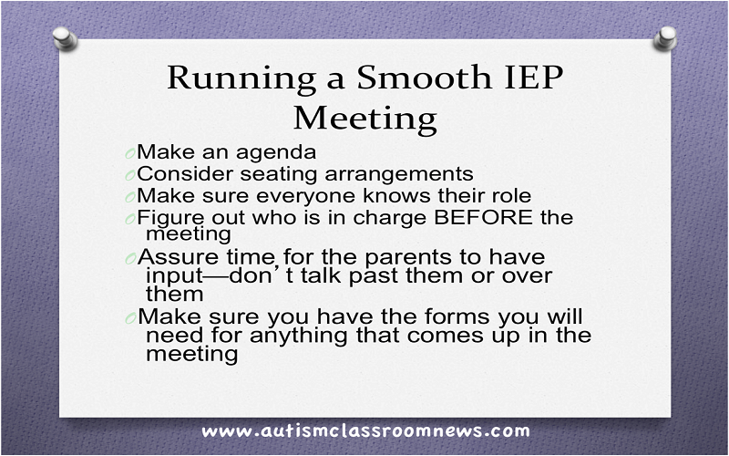 Next IEP Meeting